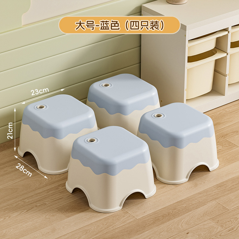 厚みのある子供用小さなスツール、家庭用低スツール、プラスチック製の靴交換用ベンチ、赤ちゃんのかわいくて丈夫で耐久性のある幼稚園の椅子|undefined
