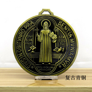 Wholesale and Retail Cross-border Supply Home Decoration Pendants Round Ornaments Metal Crafts Ornaments Pendants