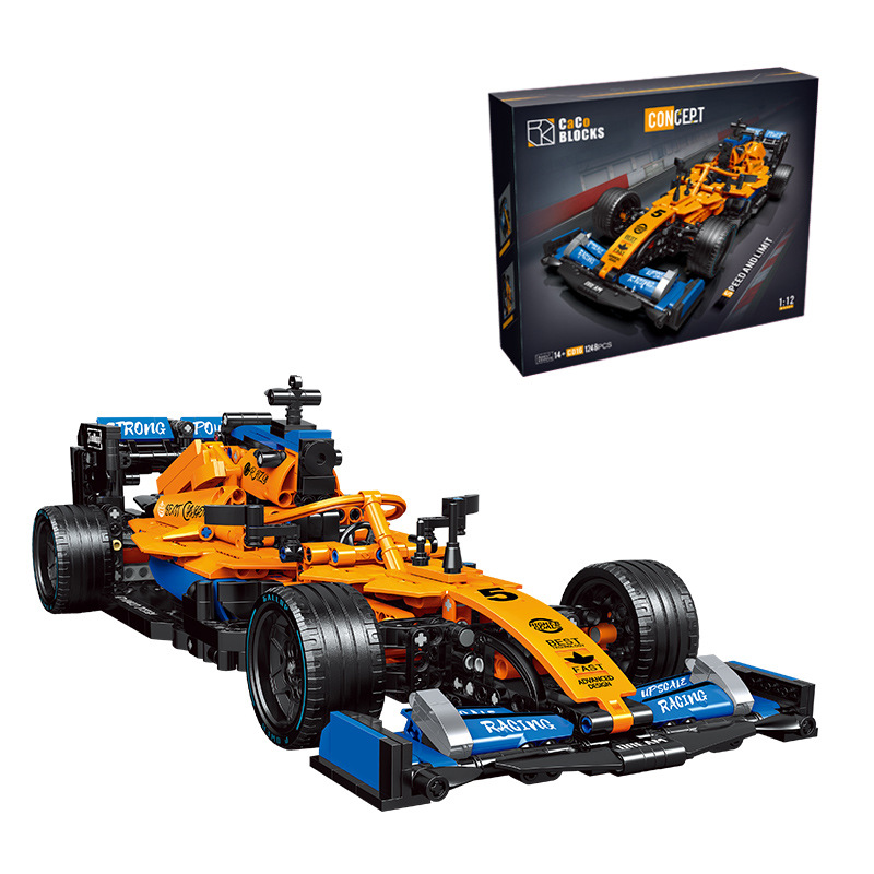Kaka C016F1 Fórmula coche de carreras de montaje modelo de tecnología maquinaria pequeñas partículas de montaje de bloques de construcción de juguete C014