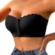 Europe and the United States cross-border explosions front buckle seamless strapless wavy edge underwear Temu Shein Amazon wholesale