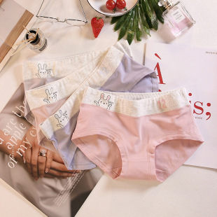 Developmental Girls' Cotton Antibacterial Underwear Female Students Junior High School Students Girls' 100 Cotton Underwear Aged 10 to 15