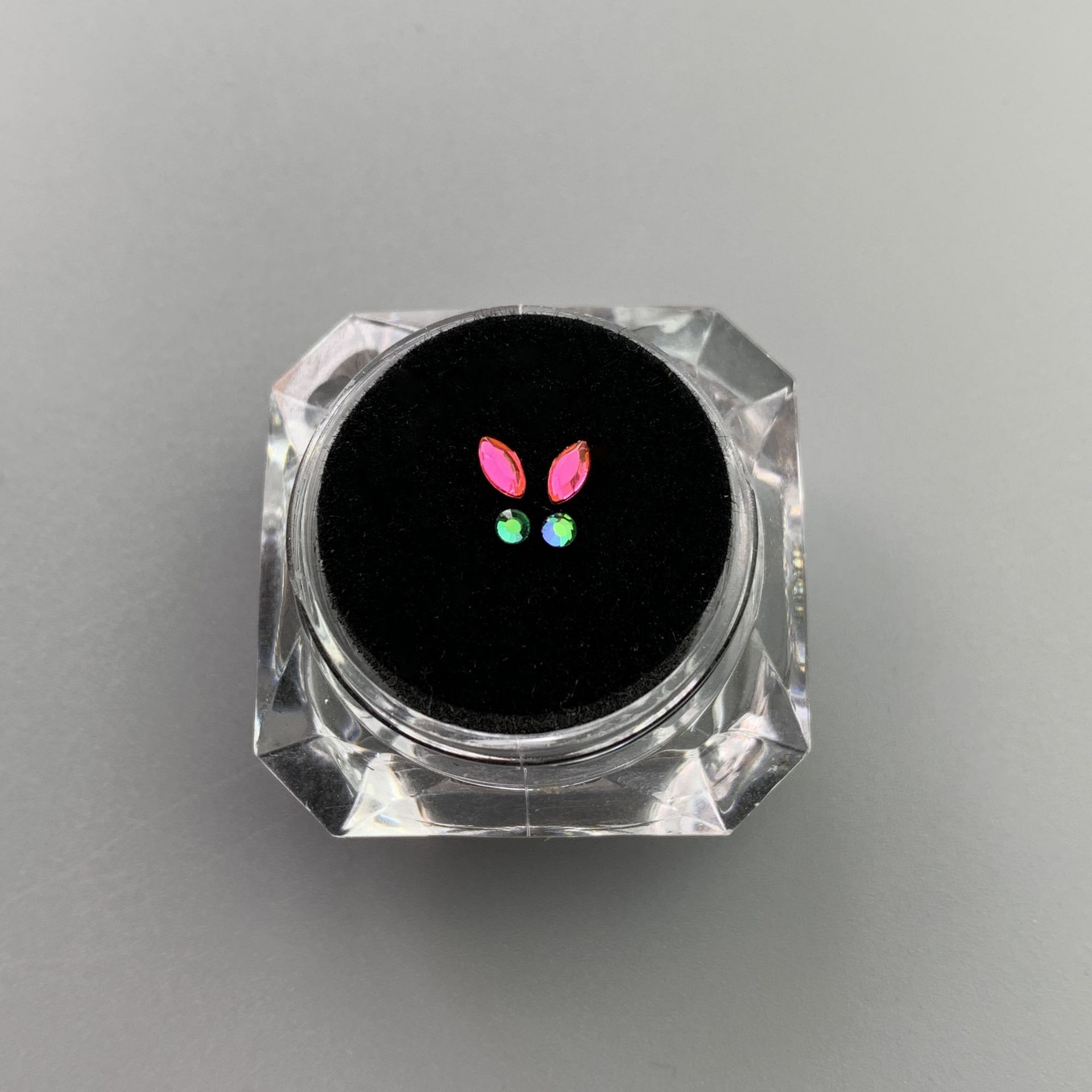 44#Butterfly 4 -piece set [Rose Fan+Green Flame] (box)