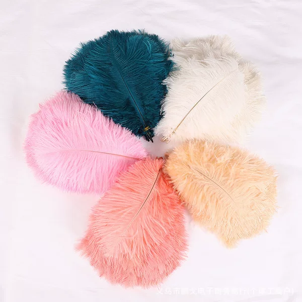 Haifeng Factory wholesales in-stock ostrich feathers 75-80cm, thin-stemmed ostrich feathers for lighting fixtures and props