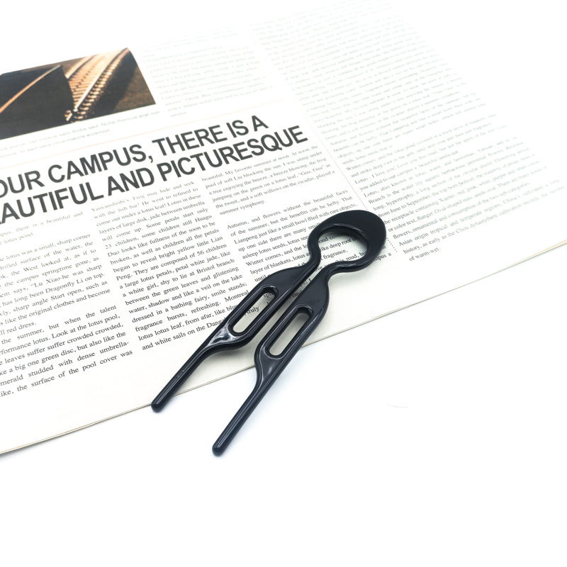 대형 이중 구멍 검정색 12cm