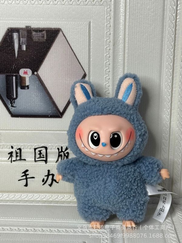 现货潮玩1.0一代拉布布labubu毛绒公仔拉布布马卡龙搪胶脸潮玩|undefined