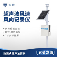 超声波风速风向记录仪 风力发电监测系统超声波风速风向测定仪