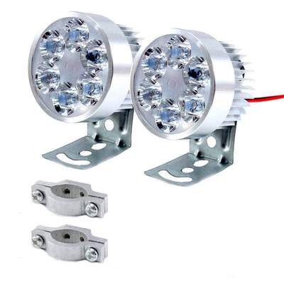 bright modified spotlight, universal | Motorcycle tail - 6-high-brightness-beads-2-pieces-2-clamps