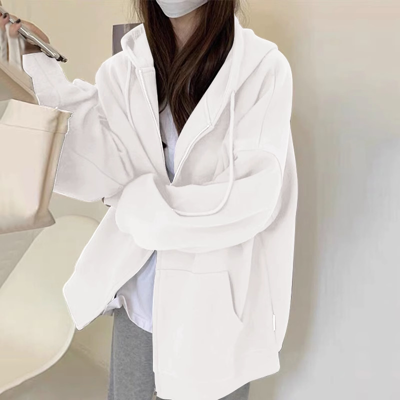 ins超火卫衣女秋oversize连帽薄款外套韩版潮学生宽松开衫上衣|undefined