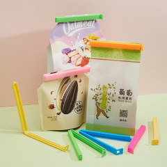 プラスチックシールクリップ、ティークリップ、食品保存スナックバッグ、防湿シールクリップ、ギフトメーカーはロゴをカスタマイズできます