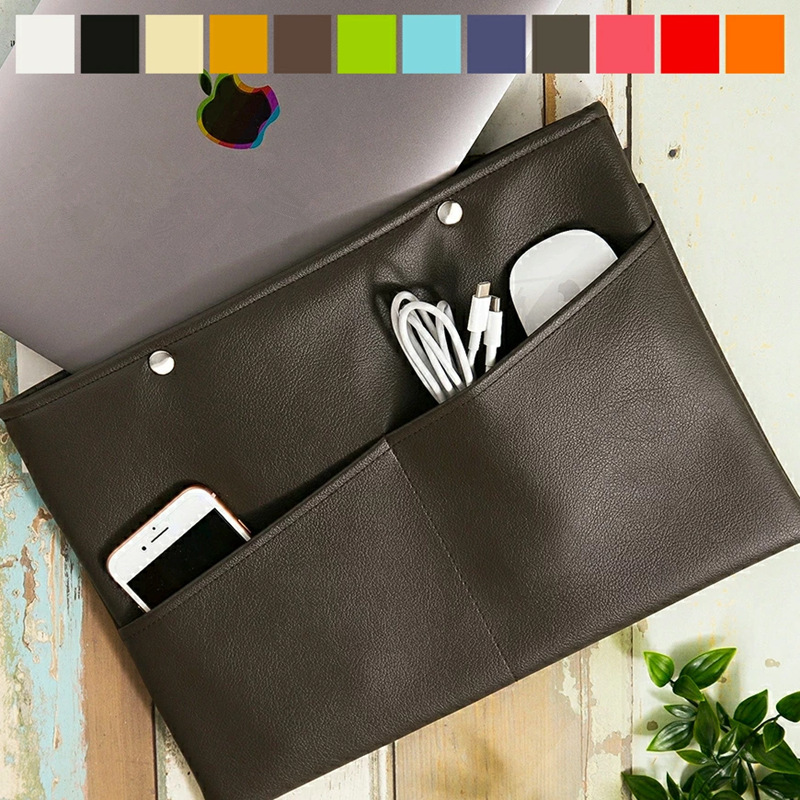 Laptop Case Protective Cover, Simple Charger and Mouse Storage Bag, Mac Laptop Protective Leather Case Laptop Case Protective Cover, Simple Charger and Mouse Storage Bag, Mac Laptop Protective Leather Case