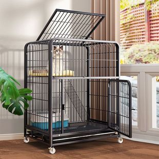 简易猫笼巨猫笼特大号猫笼猫咪窝房子猫舍小型号两层三层猫别墅-阿里巴巴
