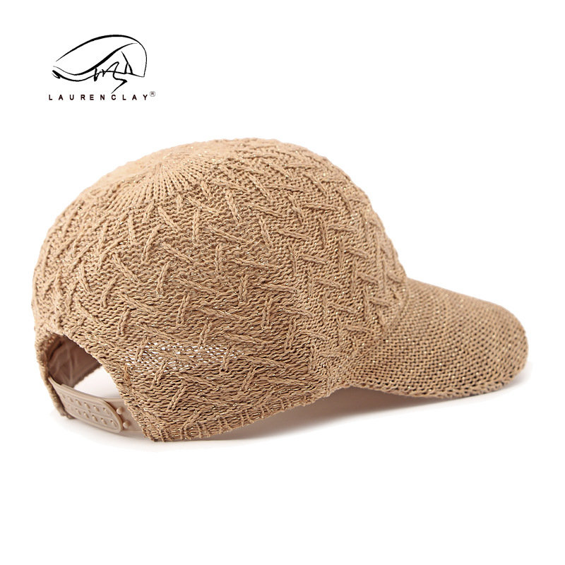 Sombrero de malla para mujeres sombrero solar de verano respirado, sombrero de béisbol de estilo europeo y americano al aire libre