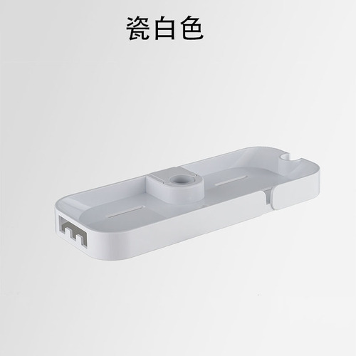 Bathroom Storage Bathroom No-Punch Bathroom Shower Storage Rack Shower Lift Rod Tray Multifunctional Soap Dish
