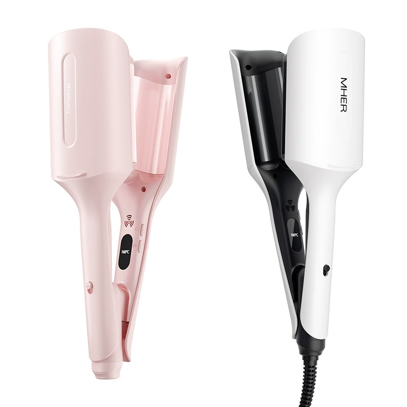 Cross-border egg roll curling iron fully automatic negative ion 32mm water ripple three-tube deep V timed cake roll small egg roll