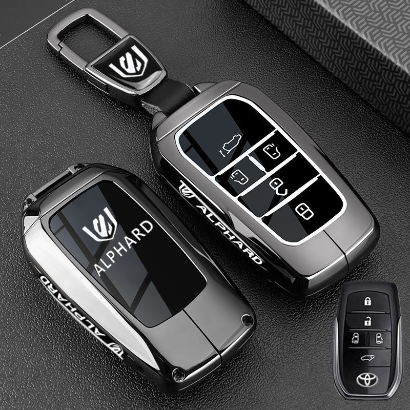 Suitable for 25 Toyota Alfa Key Covers and 23 Alfa Premium Version Car Metal Key Shell Buckle Bags