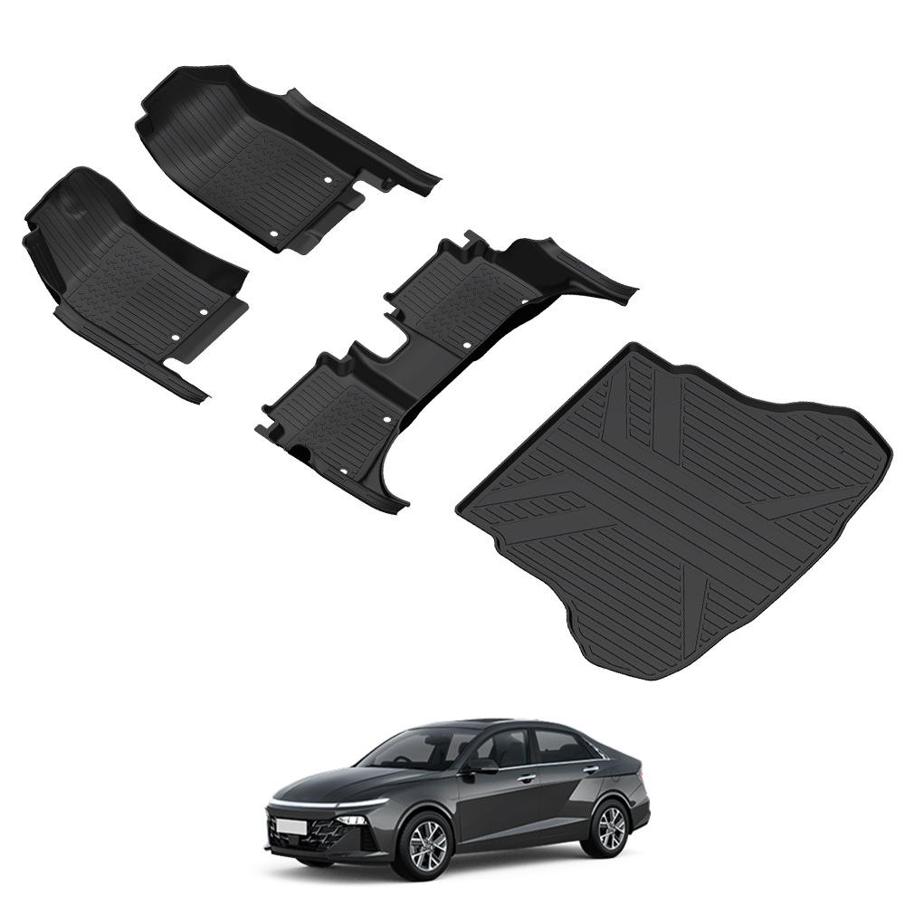 TXR es adecuado para almohadillas de piso Accent para modificar almohadillas de pie TPE especiales Hyundai accent 5D Floor mats