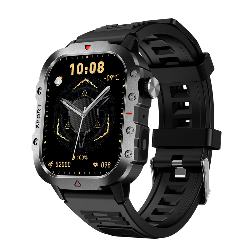 2025 cross-border new H11 smart watch flashlight Bluetooth call message reminder smart island sports watch