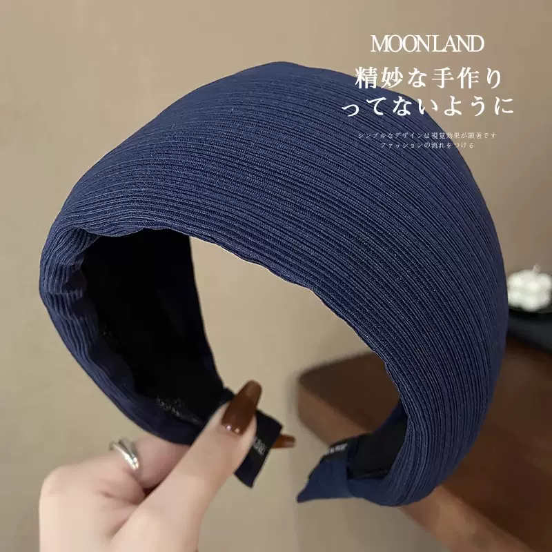 加厚版~高级感宽边发卡发箍女2024新款高颅顶发饰防滑不压发头箍