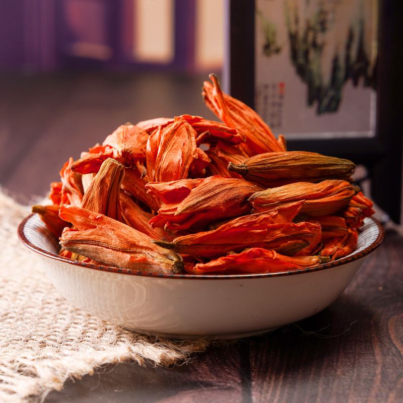 Dried Lily Flower Bai He Hua 500g Sulfur-Free Herbal Tea Buds for Infusions and Blends key features