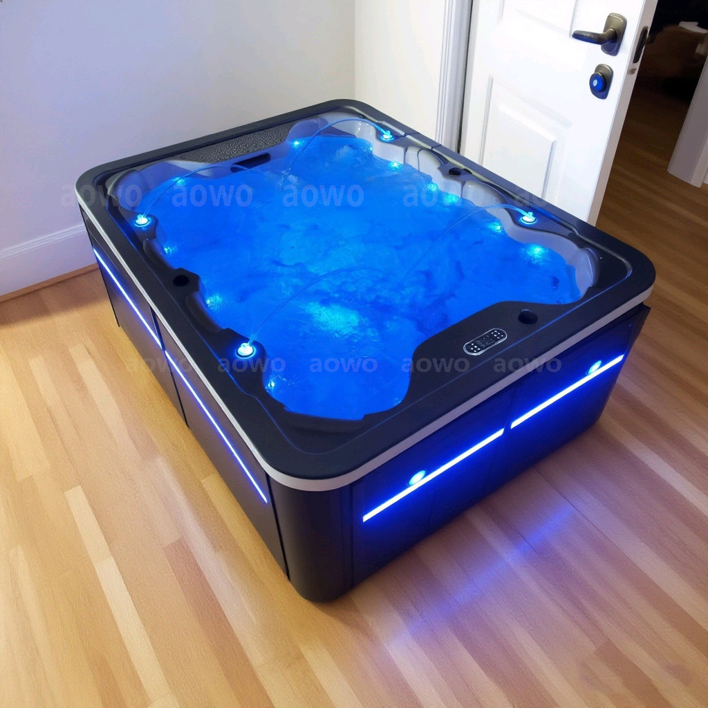 Villa piscina al aire libre jacuzzi acrílico 8 personas surf masaje inteligente bañera spa spa bluetooth