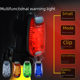 Bicycle taillight LED night running light waterproof outdoor sports running warning light with clip helmet light backpack light