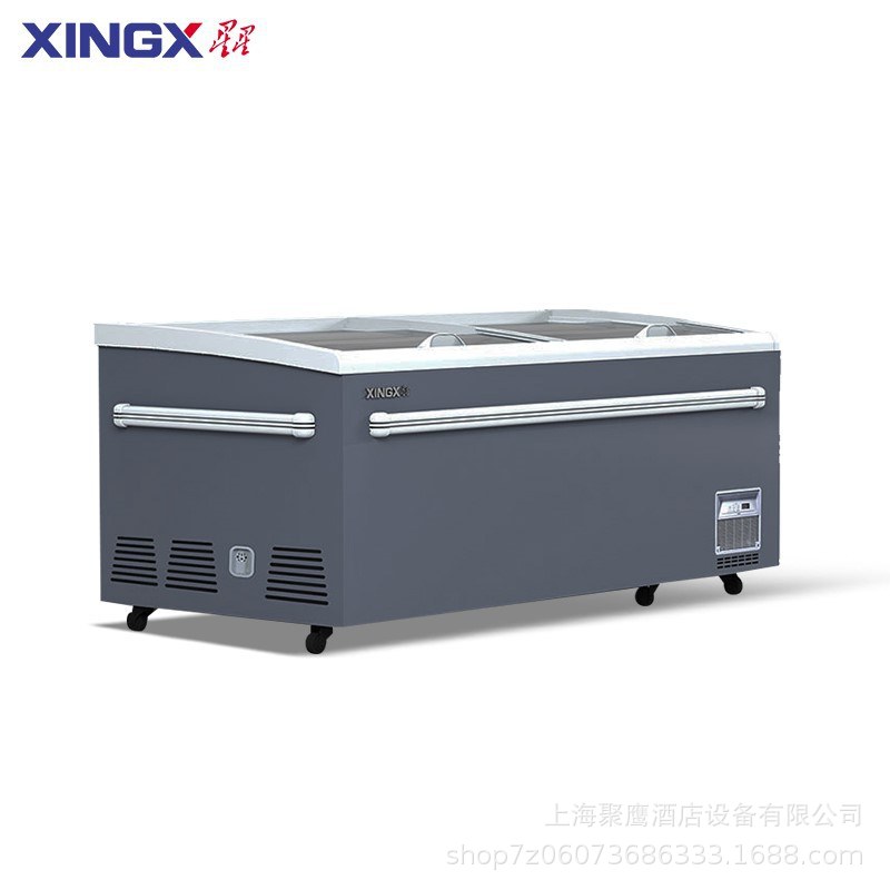 星星（XINGX）SD/SC-1090BYQ超市豪华组合岛柜前后移门组合柜