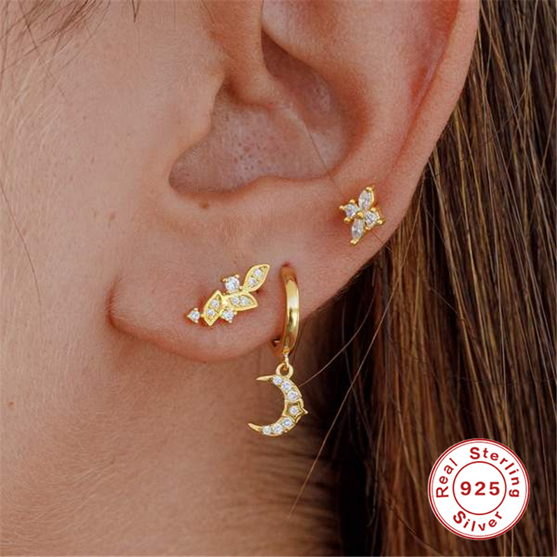 1g Weight 925 Sterling Silver Ear Needle Material Drop Earrings, Ear Studs Classification 1 Piece Quantity Holiday, Daily Occasion 925 Sterling Silver Material Geometric Pattern All Seasons Season Unisex Gender Simple Style, IG Style Style 1 Piece 925 Sterling Silver 925 Sterling Silver Earrings Geometric Drop Earrings Ear Studs 23