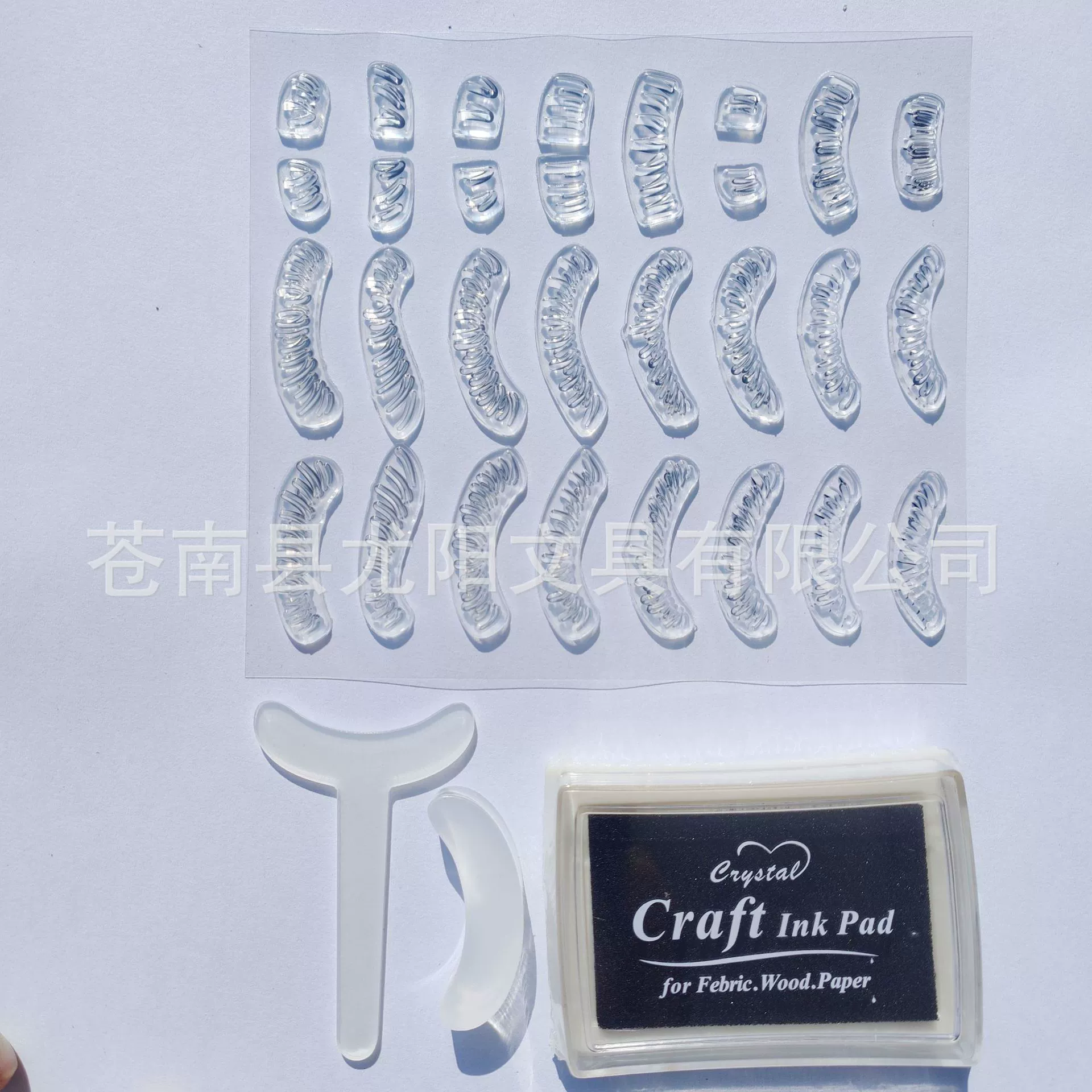 Transparent silicone seal handmade
