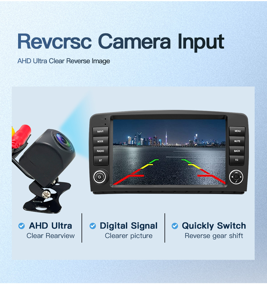 Applicable to All Mercedes-Benz R-Class Models W251 R300 R320 R350 R450 Car Central Control Navigation Reversing Camera