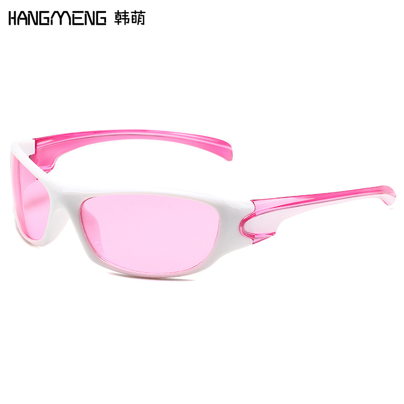 韩萌Y2K千禧色朋克太阳镜女ins网红街头辣妹眼镜潮男欧美墨镜批发