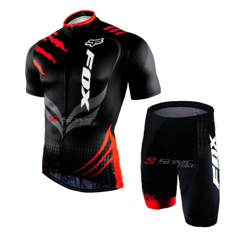 Cross-Border Foreign Trade Cycling Clothing Short-Sleeved Set Cycling Suit Unisex Comfortable Elastic Breathable