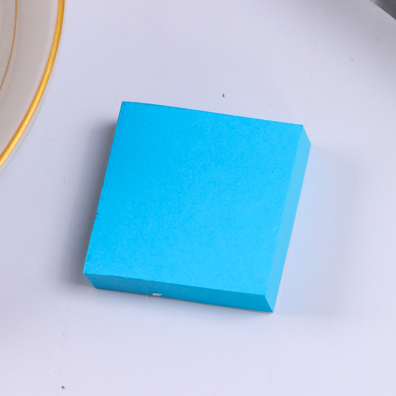 Papel fluorescente color pegatina de color fuerte color simple estudiantes n veces pegatina cuadrada nota de nota