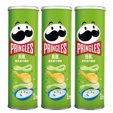 【洋葱味3罐】品客薯片110g办公室小吃膨化休闲网红解馋追剧虎箫