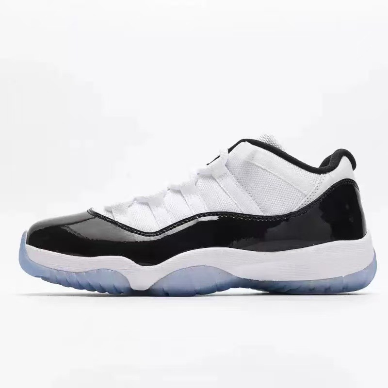 Zapatillas Putian AJ11 Starry Sky Big Devil Slam Dunk, de caña alta y baja, deportivas, casuales, versátiles, unisex, en negro y rojo.