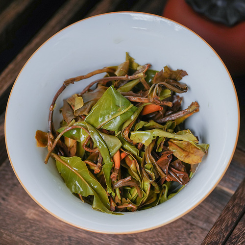 New Tea Yunnan Wild White Tea Yongde Big Snow Mountain Ancient Tree Natural Sun-Dried White Tea Loose Leaf Fruity Aroma White Tea Leaves