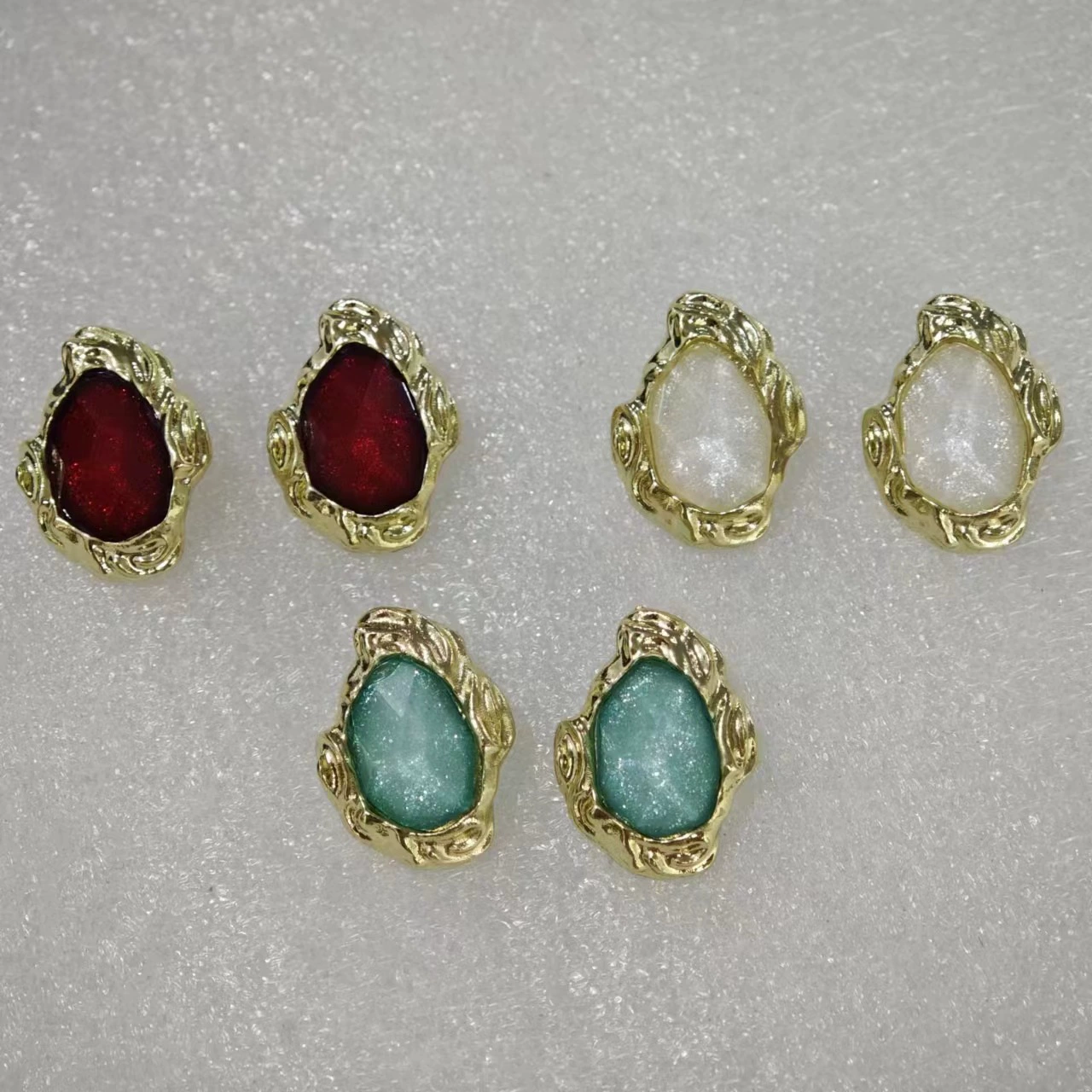 Серьги в стиле ретро с геометрическим узором "звёздная песка", новые серьги в стиле дворца 2025 года, легкая роскошь, высококачественные серьги оптом