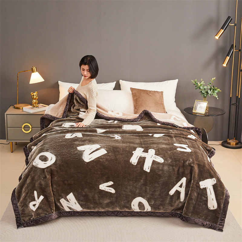 2024 nueva manta raschel gruesa