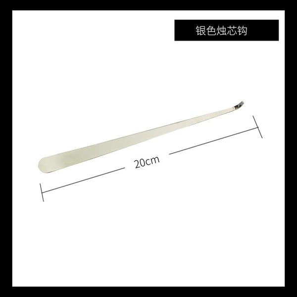 Silver flowerless hook (transparent bag)