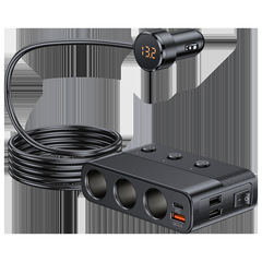 工場卸売車の充電器多機能 PD30W 急速充電車の充電器 1 ～ 3 穴シガーライター