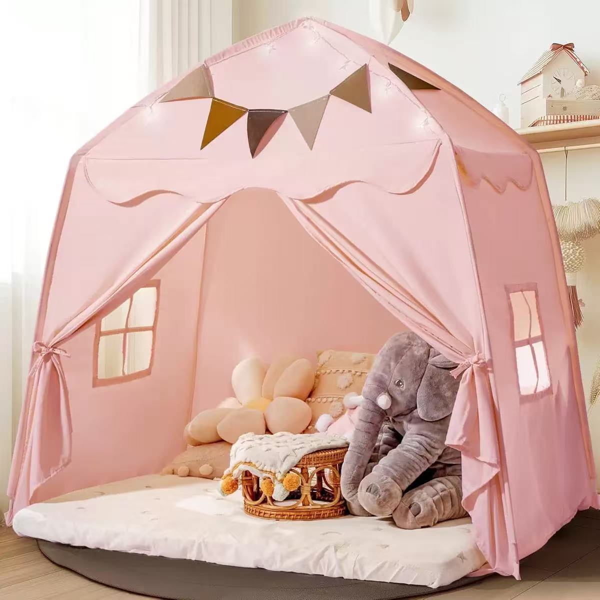 Tienda de Juegos Infantil para Interior de Tela, Plegable y Desmontable image 8