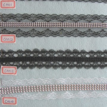 铝片蕾丝花边亮片装饰刺绣金属包边手工