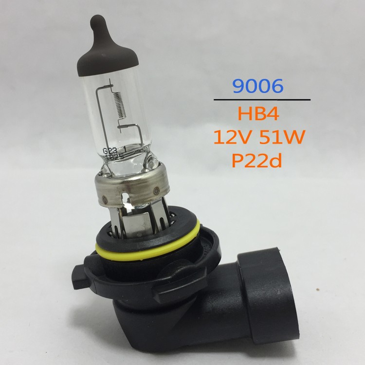 Xiwannian Car Halogen Headlight Hb3 9005 Hb4 9006 High Beam Bulb 12V Front Headlight