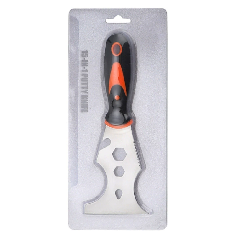 Трансграничный 15 в 1 многофункциональный скальпель Нержавеющая сталь лопатка шпаклевка Штряпка очистка лопатка пенистая оболочка