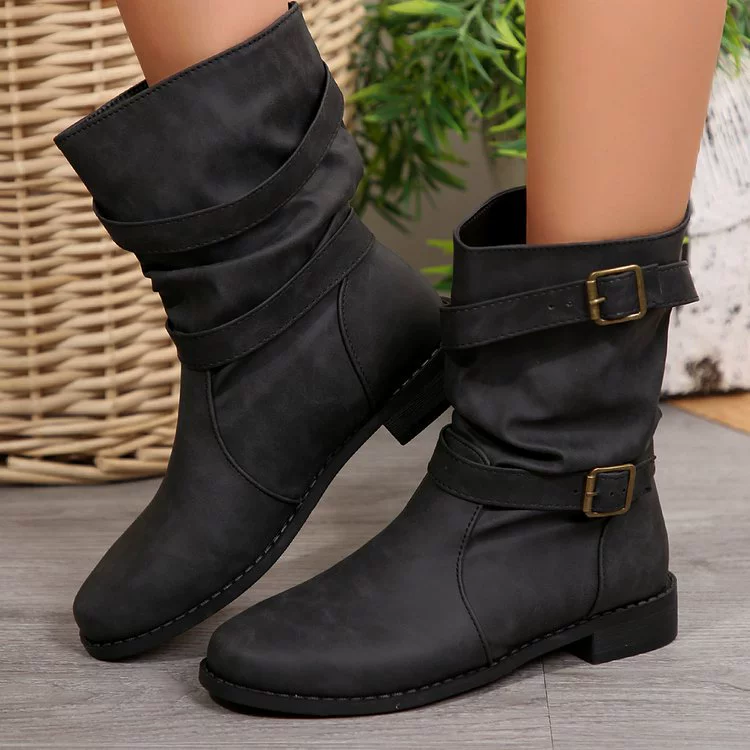 Demi-season boots, plus size, 2024 years, European style