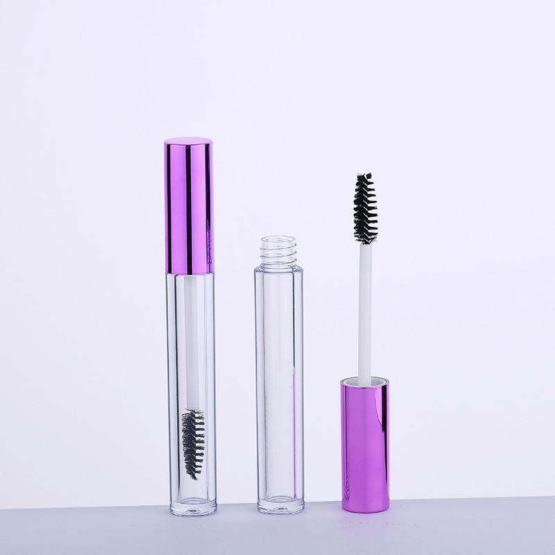 现货5ml圆形唇彩管内喷唇蜜管透明唇釉空瓶包材口红管批发直销