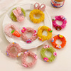 Demi-season brand cute headband, children's hair accessory for adults, hair rope, plush, Korean style