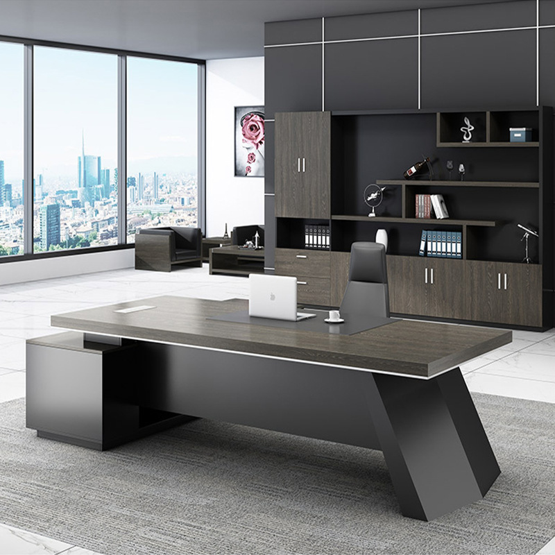 Boss desk simple modern administrative furniture General Manager executive desk office president table and chair combination