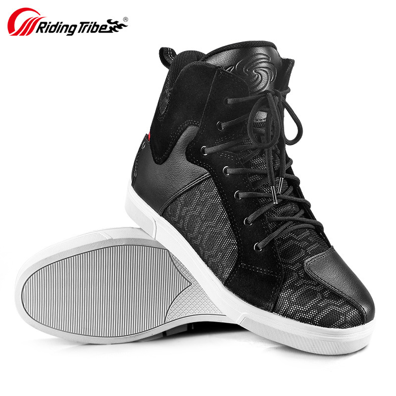 Motorcycle Riding Shoes Men's Summer Waterproof Anti-fall Casual Board Shoes Motorcycle Riding Boots Four Seasons Motorcycle Travel Equipment Women