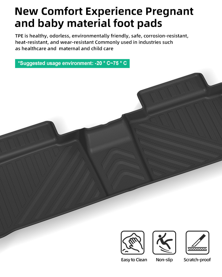 Suitable for 20-25 Tiggo Tiggo7 Pro Max Car Floor Mats, Full Tpe Floor Mats, Trunk Mats, Cross-Border