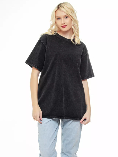 Design long cotton fashionable elegant T-shirt